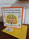 BIGLIETTO DI AUGURI 50 ANNI MATRIMONIO