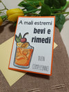 BIGLIETTO DI AUGURI COMPLEANNO bevi e rimedi