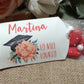 SCATOLA CUSCINO LAUREA - Cappello e fiori