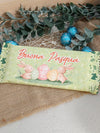 TAVOLETTA DI CIOCCOLATO BUONA PASQUA - coniglietti